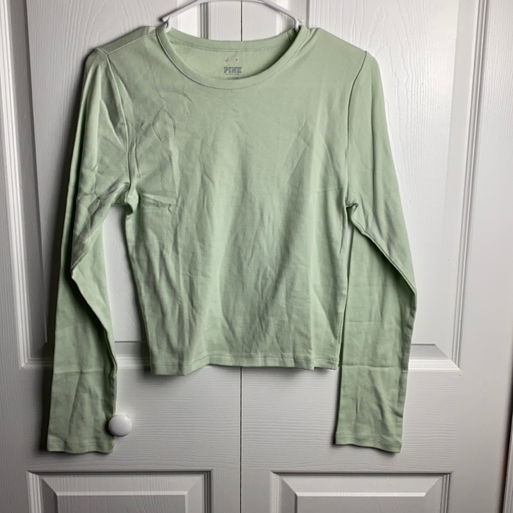 VS PINK long sleeve crop top